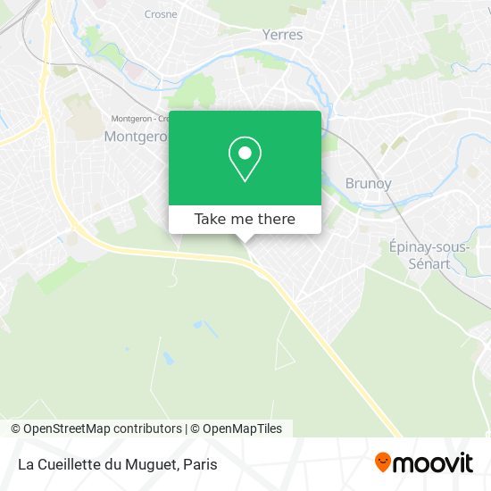 La Cueillette du Muguet map