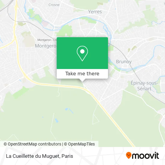 La Cueillette du Muguet map