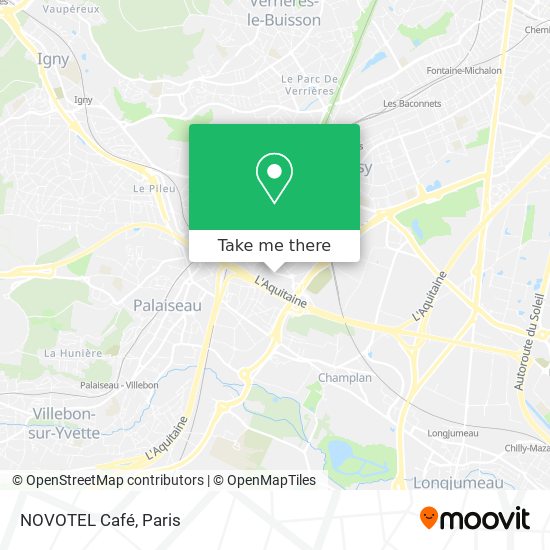 NOVOTEL Café map