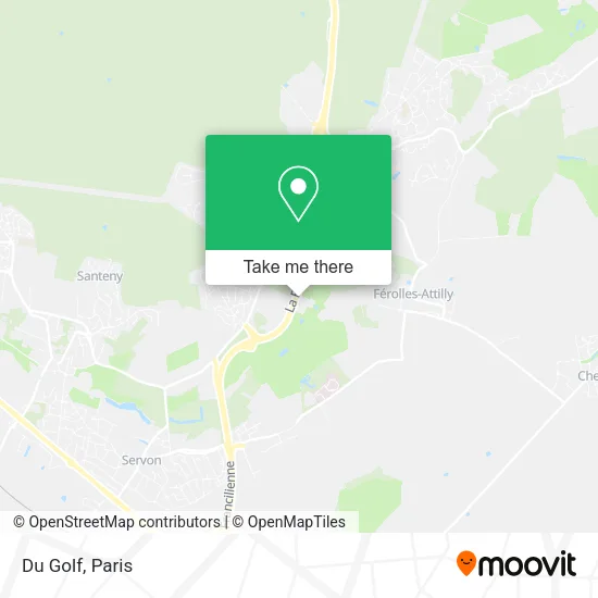 Du Golf map