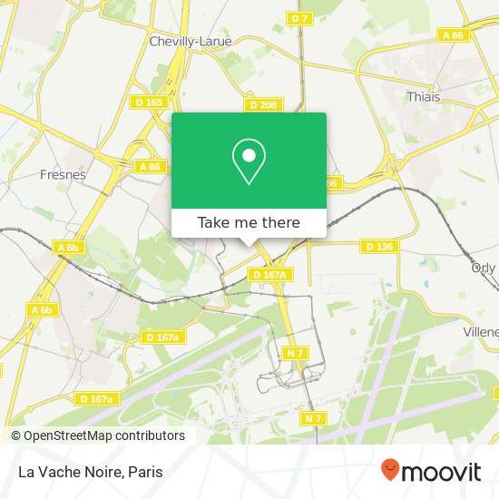 La Vache Noire map