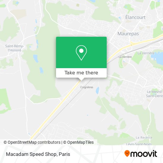 Macadam Speed Shop map