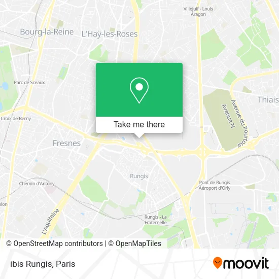 ibis Rungis map