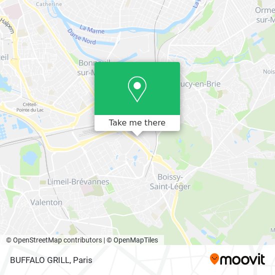 Mapa BUFFALO GRILL