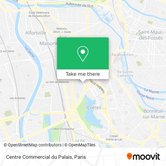Centre Commercial du Palais map