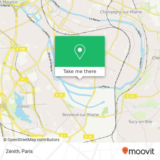 Zénith, 6 Rue de la Barre 94100 Saint-Maur-des-Fossés map