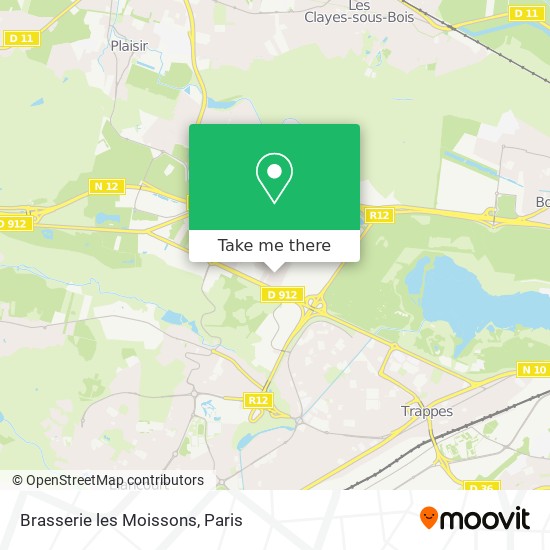 Mapa Brasserie les Moissons