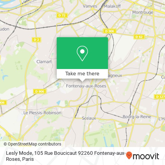 Lesly Mode, 105 Rue Boucicaut 92260 Fontenay-aux-Roses map