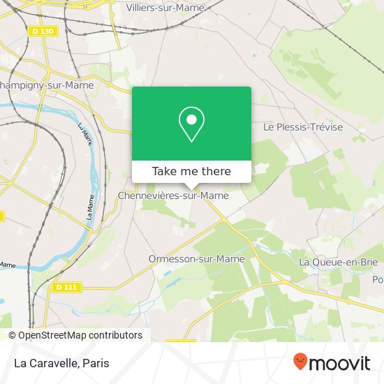 Mapa La Caravelle, 2 Rue Lavoisier 94430 Chennevières-sur-Marne