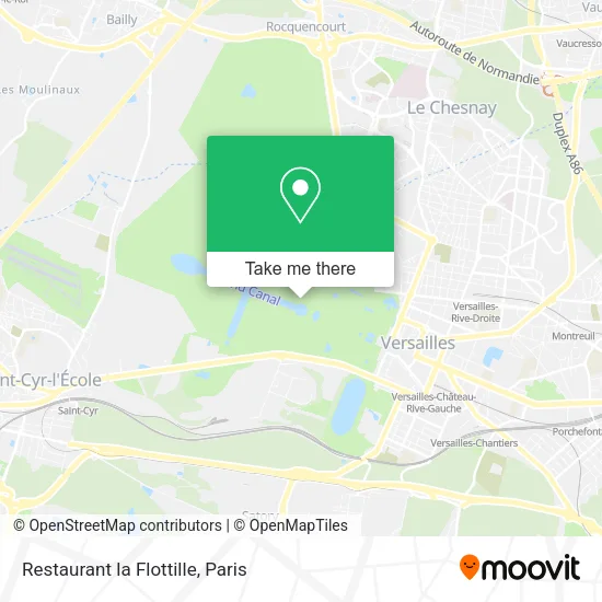 Restaurant la Flottille map
