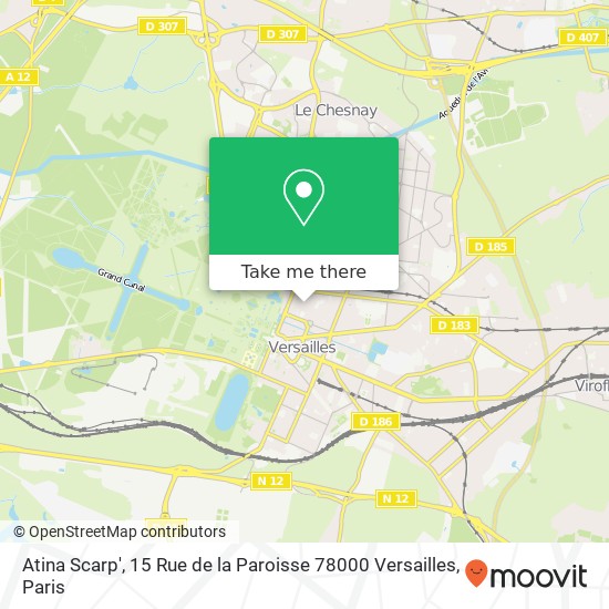 Atina Scarp', 15 Rue de la Paroisse 78000 Versailles map