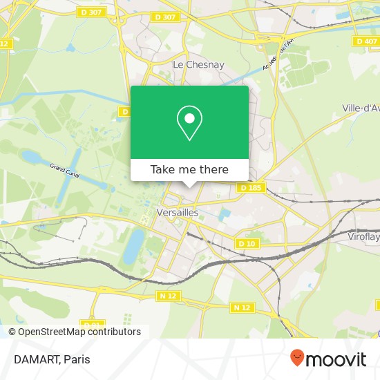 DAMART, 43 Rue de la Paroisse 78000 Versailles map