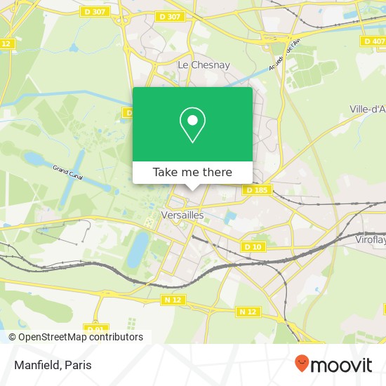 Mapa Manfield, 46 Rue de la Paroisse 78000 Versailles