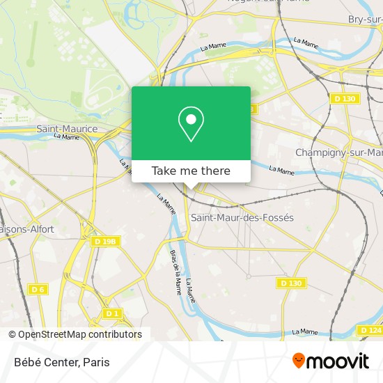 How To Get To Bebe Center In Saint Maur Des Fosses By Bus Metro Rer Or Light Rail