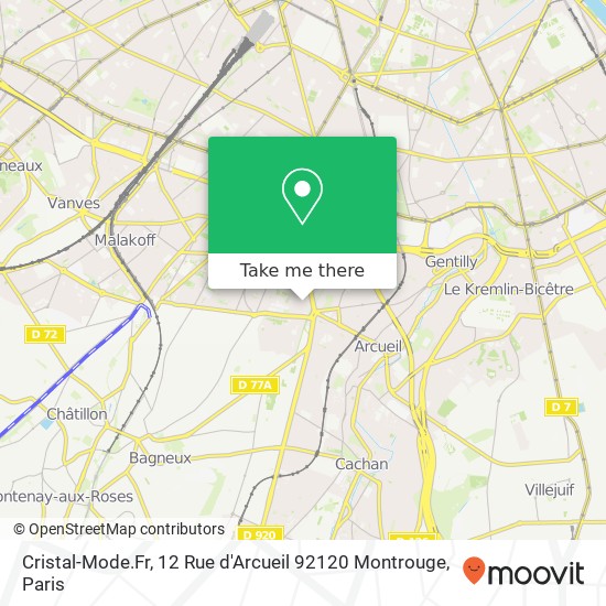 Cristal-Mode.Fr, 12 Rue d'Arcueil 92120 Montrouge map