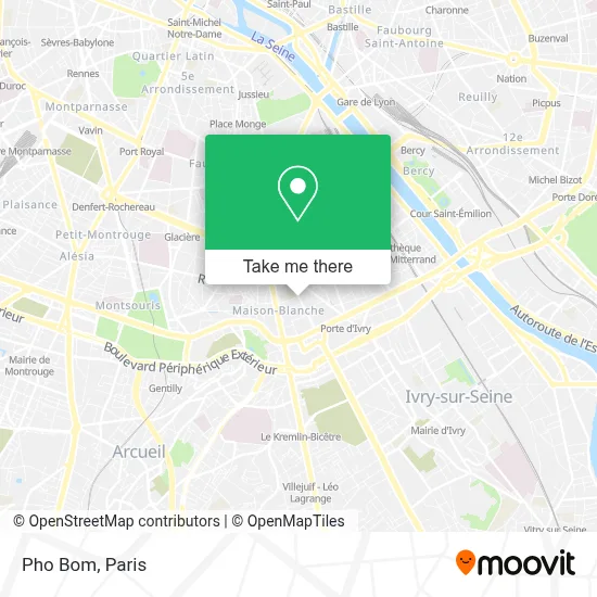 Pho Bom map
