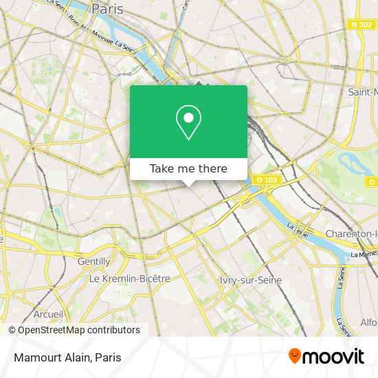 Mamourt Alain map