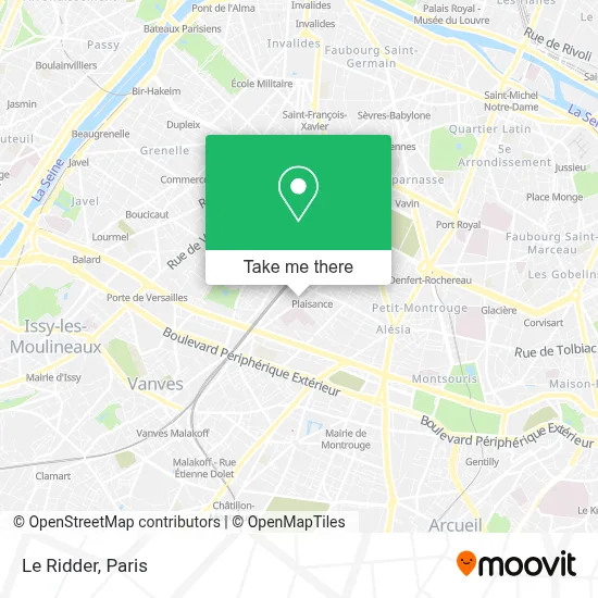 Le Ridder map