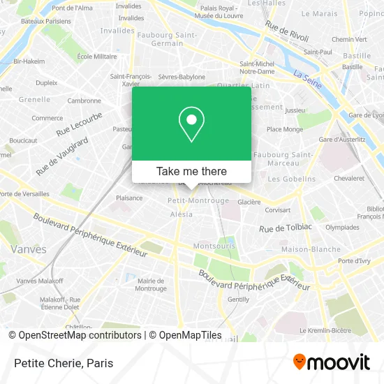 Petite Chérie map