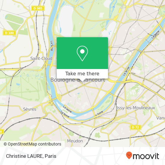 Christine LAURE, 174 Boulevard Jean Jaurès 92100 Boulogne-Billancourt map