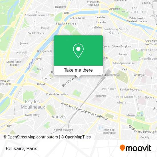 Bélisaire map