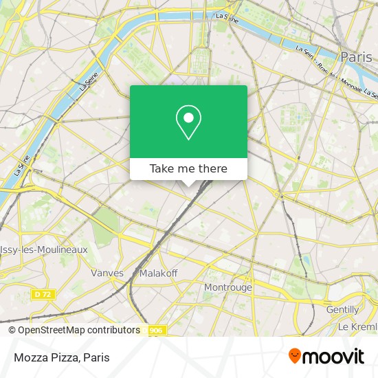 Mapa Mozza Pizza