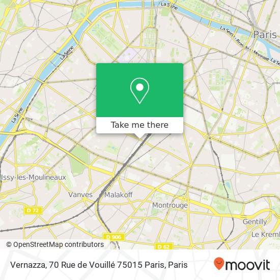 Vernazza, 70 Rue de Vouillé 75015 Paris map