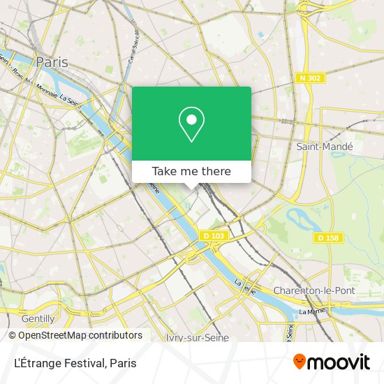 L'Étrange Festival map