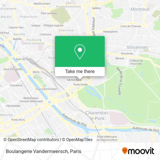Boulangerie Vandermeersch map