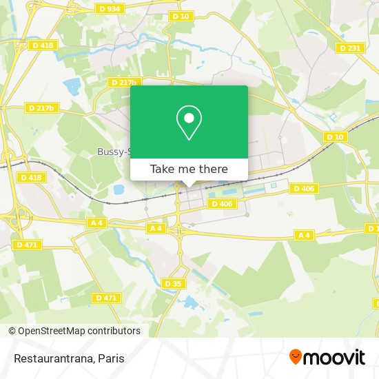 Restaurantrana map