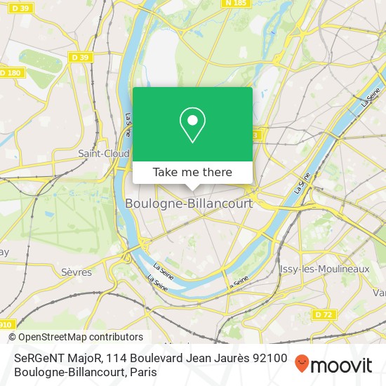 SeRGeNT MajoR, 114 Boulevard Jean Jaurès 92100 Boulogne-Billancourt map