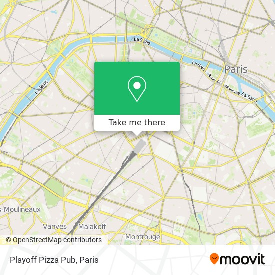 Playoff Pizza Pub map