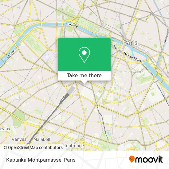 Kapunka Montparnasse map
