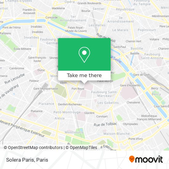 Solera Paris map