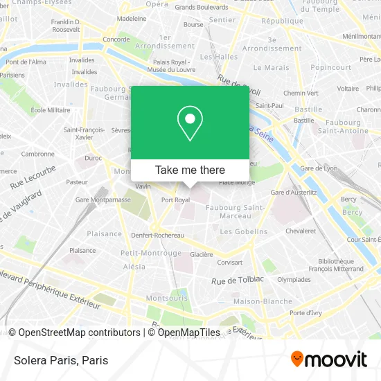 Solera Paris map