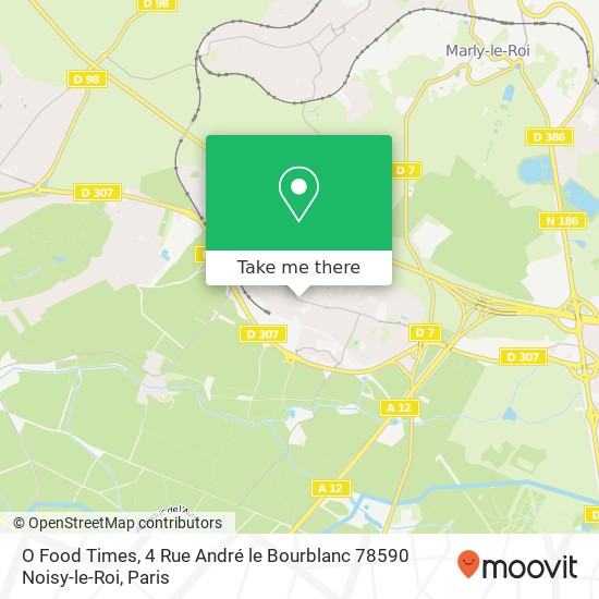 O Food Times, 4 Rue André le Bourblanc 78590 Noisy-le-Roi map