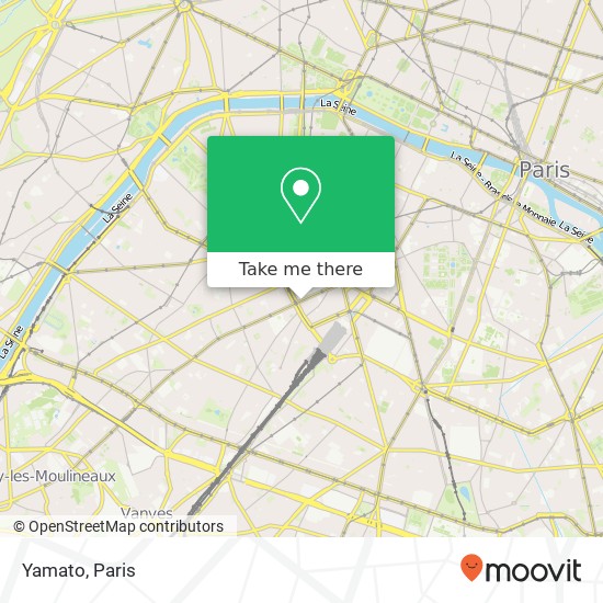 Mapa Yamato, 177 Rue de Vaugirard 75015 Paris