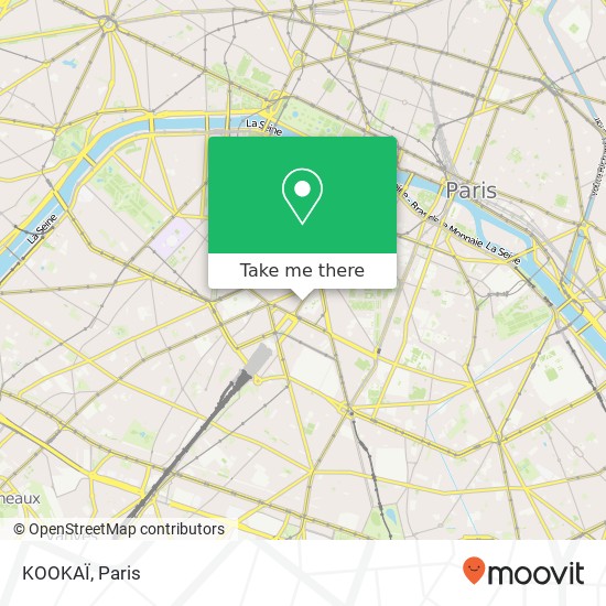 Mapa KOOKAÏ, 155 Rue de Rennes 75006 Paris