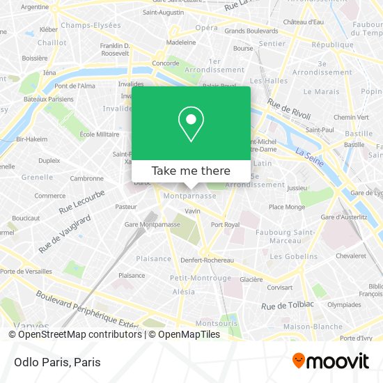 Odlo Paris map