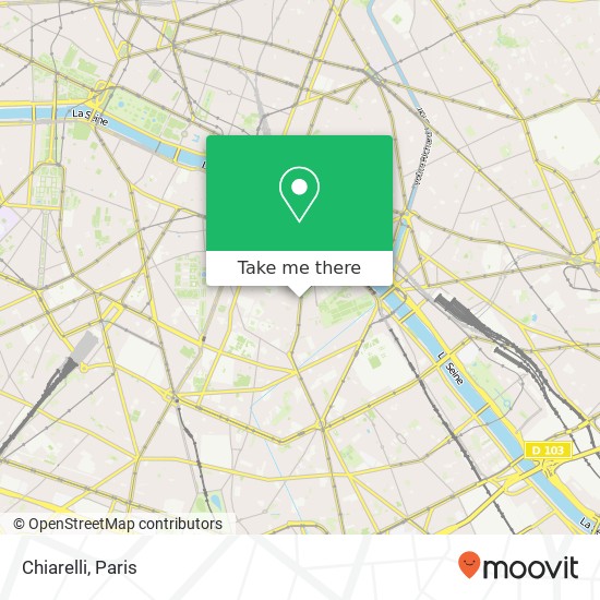 Chiarelli, 60 Rue Monge 75005 Paris map