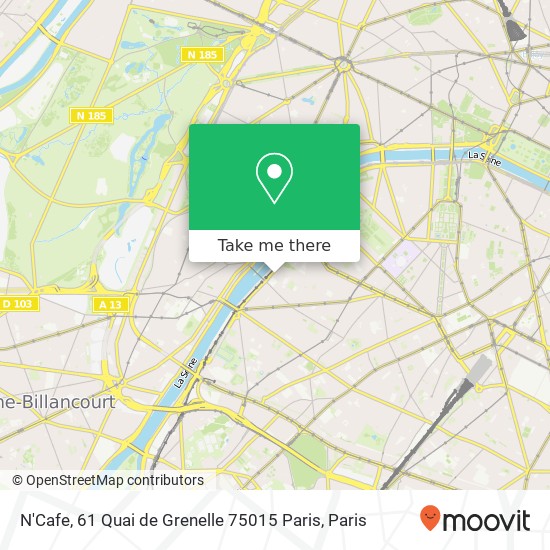 Mapa N'Cafe, 61 Quai de Grenelle 75015 Paris