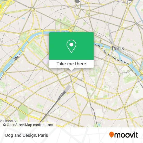 Mapa Dog and Design