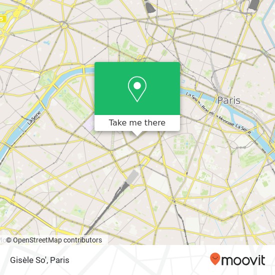 Mapa Gisèle So', 50 Rue de Sèvres 75007 Paris