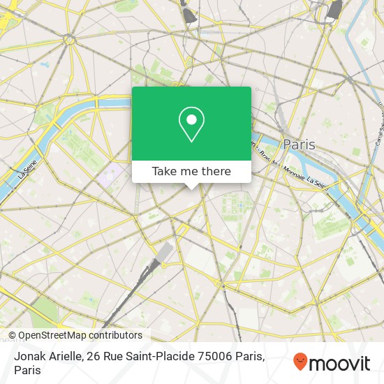 Jonak Arielle, 26 Rue Saint-Placide 75006 Paris map