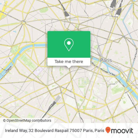 Ireland Way, 32 Boulevard Raspail 75007 Paris map