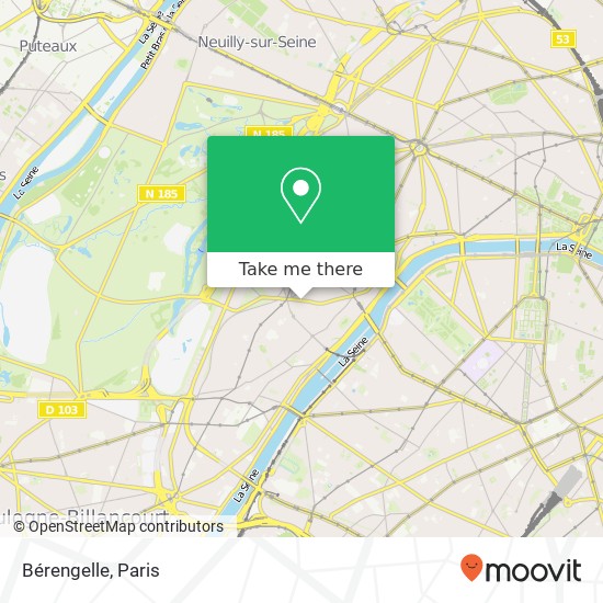 Mapa Bérengelle, 81 Rue de Passy 75116 Paris