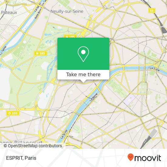 ESPRIT, 52 Rue de Passy 75116 Paris map