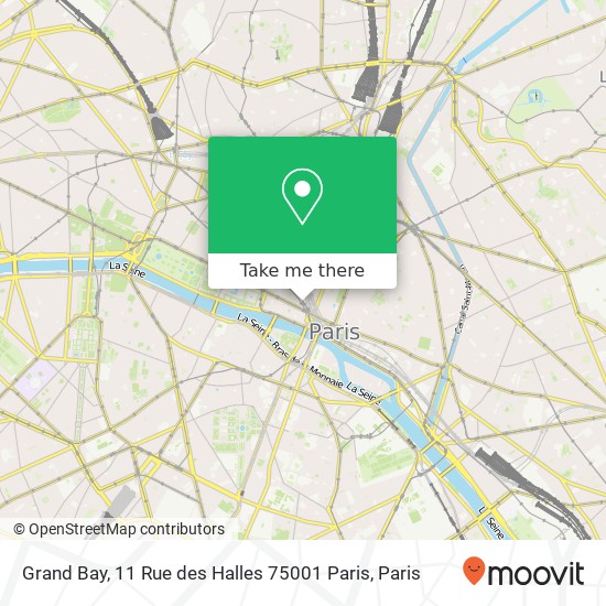 Grand Bay, 11 Rue des Halles 75001 Paris map