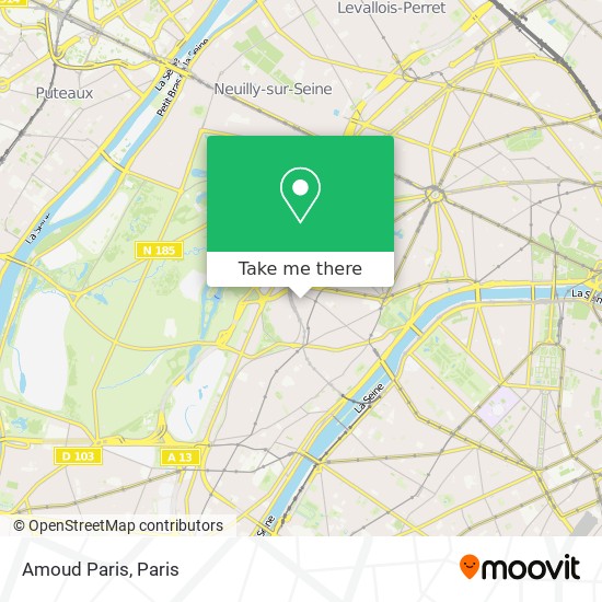 Amoud Paris map