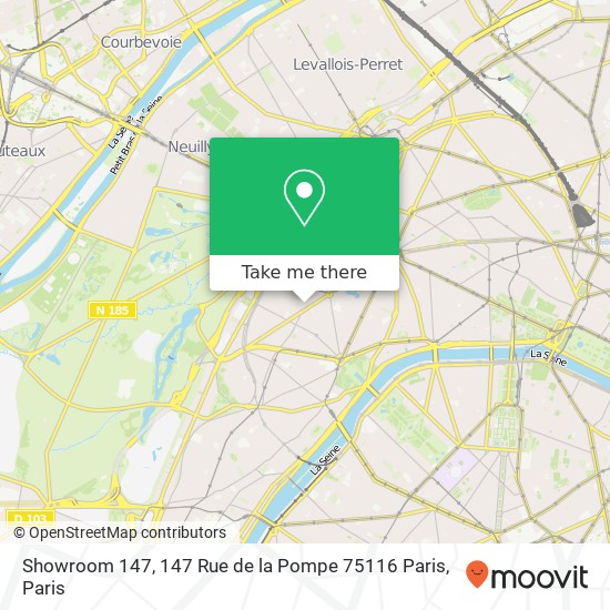 Showroom 147, 147 Rue de la Pompe 75116 Paris map